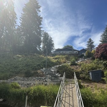 Puget Sound Landscape & Supply - Granite rock steps & wall - Landscaping Near Me - Olympia, Washington Puget Sound Landscape & Supply - Granite rock steps & wall - Landscaping Near Me - Olympia, Washington