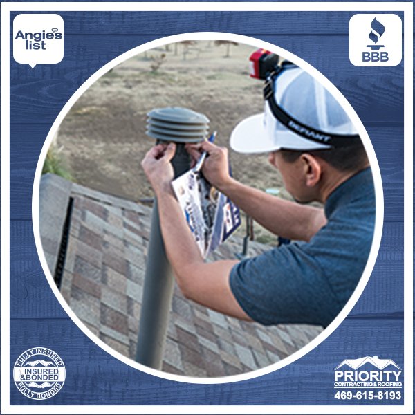 Slide of Priority Roofing