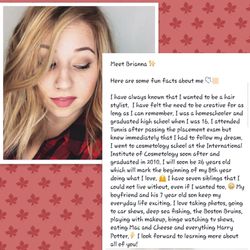 Polished Beauty Boutique - A little about our awesome stylist Brianna