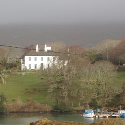 Westcove House - View of Main House from Pier Cottage