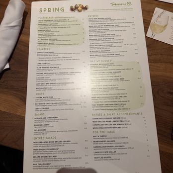 Seasons 52 - Spring menu - New American Near Me - Rancho Cucamonga, California Seasons 52 - Spring menu - New American Near Me - Rancho Cucamonga, California
