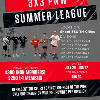 Shoot 360 Tri-Cities - 3x3 PNW Summer League. - Gyms Near Me - Richland, Washington Shoot 360 Tri-Cities - 3x3 PNW Summer League. - Gyms Near Me - Richland, Washington