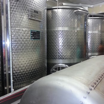 Gouveia Vineyards - Vats of Wine that you can see if you take the Celler Tour - Wineries Near Me - Wallingford, Connecticut