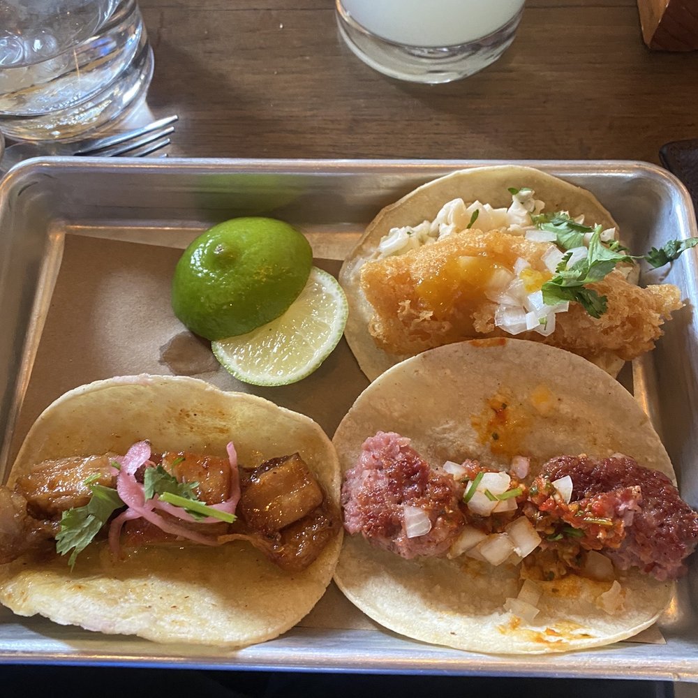 Bartaco - Sweet Belly Pork was the best out of these three. Have to add the habanero sauce and the lime!! - Tacos Near Me - Denver, Colorado Bartaco - Sweet Belly Pork was the best out of these three. Have to add the habanero sauce and the lime!! - Tacos Near Me - Denver, Colorado