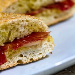 Panamá - Tostada con Jamón Iberico