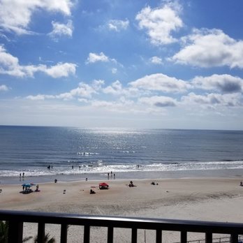 Nautilus Inn - View from our oceanfront room - Hotels Near Me - Daytona Beach, Florida