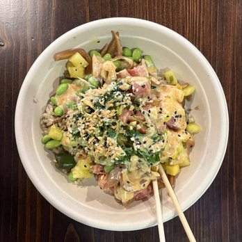 Island Fin Poké Co. - White Bridge - Spicy Tuna Poke Bowl* - Poke Near Me - Nashville, Tennessee Island Fin Poké Co. - White Bridge - Spicy Tuna Poke Bowl* - Poke Near Me - Nashville, Tennessee