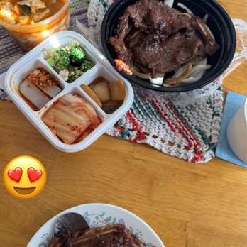 Naju Tofu - LA galbi and soondubu combo complete with side dishes and rice! Yum! - Korean Near Me - Fresno, California Naju Tofu - LA galbi and soondubu combo complete with side dishes and rice! Yum! - Korean Near Me - Fresno, California