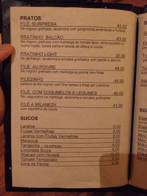 Menu photo 4 Bar Balcão São Paulo, SP