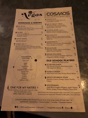 Menu photo 7 Bar Argos Ithaca, NY