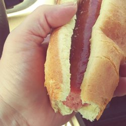7-Eleven - My big bite hotdog tasted yummy and no I didn't share with anyone .