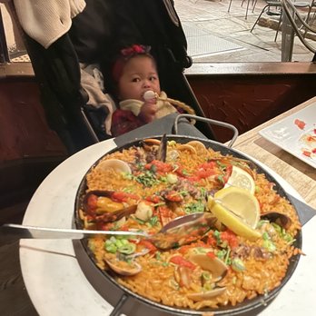 Tapas on Main - Paella with everything on it! - Tapas Bars Near Me - Bethlehem, Pennsylvania