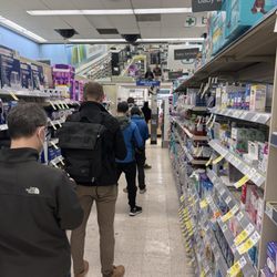 Walgreens - Pharmacy is slow AF. Expect long lines and long waits every time at just about any hour.