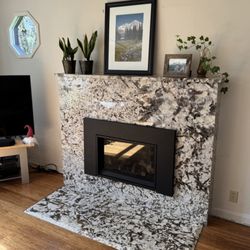 Creative Granite & Quartz - Our new fireplace and hearth
