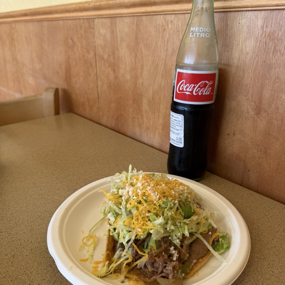 Robertos Mexican Food - Shredded beef tostada - Mexican Near Me - Encinitas, California Robertos Mexican Food - Shredded beef tostada - Mexican Near Me - Encinitas, California