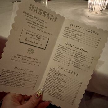 State of Grace - Dessert Menu - Southern Near Me - Houston, Texas