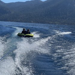 North Lake Tahoe Boat Rental - Tubing on Lake Tahoe