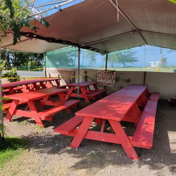 Aloha Shrimp - Outdoor seating - Food Trucks Near Me - Hauula, Hawaii Aloha Shrimp - Outdoor seating - Food Trucks Near Me - Hauula, Hawaii