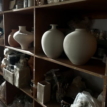 Clay CA - Studio shelves and member works - Art Classes Near Me - Los Angeles, California Clay CA - Studio shelves and member works - Art Classes Near Me - Los Angeles, California