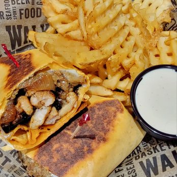 Walk-On's Sports Bistreaux - West Monroe Restaurant - Gator wrap with waffle fries - Cajun/Creole Near Me - West Monroe, Louisiana Walk-On's Sports Bistreaux - West Monroe Restaurant - Gator wrap with waffle fries - Cajun/Creole Near Me - West Monroe, Louisiana