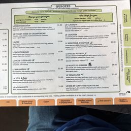 Menu of Victor