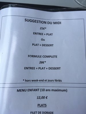 Menu photo 1 La Chaloupe Wissant, 62