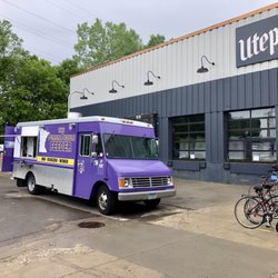 Purple People Feeder - Purple People Feeder at Utepils Brewery!
