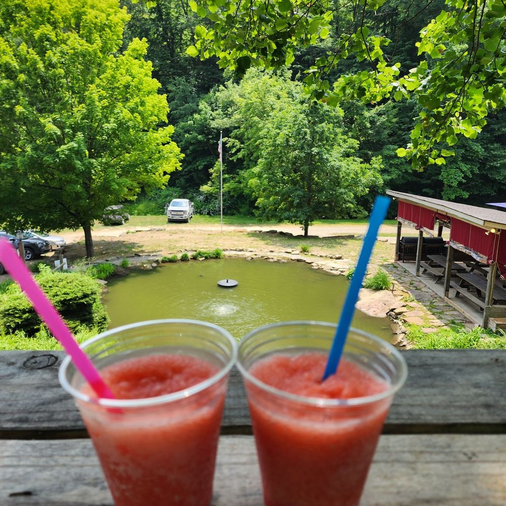 Rainbow Hills Winery - two glasses of watermelon juice - Wineries Near Me - West Lafayette, Ohio Rainbow Hills Winery - two glasses of watermelon juice - Wineries Near Me - West Lafayette, Ohio