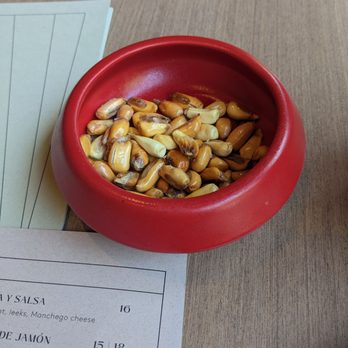 Suspiro - Complimentary corn nuts - Spanish Near Me - San Jose, California Suspiro - Complimentary corn nuts - Spanish Near Me - San Jose, California