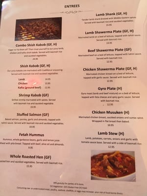 Menu photo 7 Oasis Lebanese Cuisine Beaverton, OR