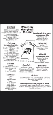 Menu photo 2 River Grill Vicksburg, MS