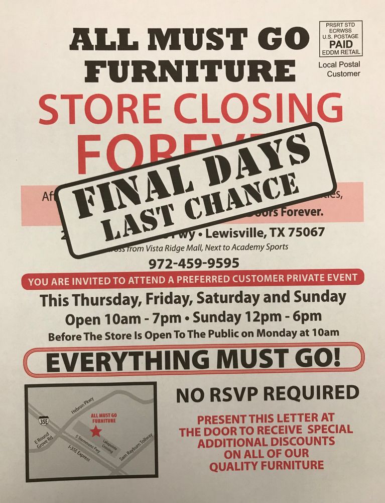 ALL MUST GO FURNITURE LIQUIDATORS Updated October 2024 2424 S