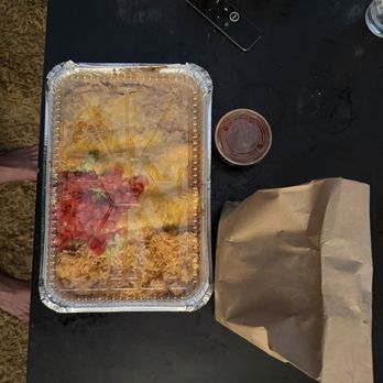 Tequila Y Mezchal - I got enchiladas with chips and salsa. I would've gladly exchanged salsa and chips for lettuce. - Latin American Near Me - Superior, Colorado