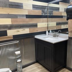 Windmill Grill - Very nice individual bathrooms that are handicap accessible