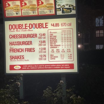 In-N-Out Burger - Menu as of November 11, 2022 - Fast Food Near Me - Sacramento, California In-N-Out Burger - Menu as of November 11, 2022 - Fast Food Near Me - Sacramento, California