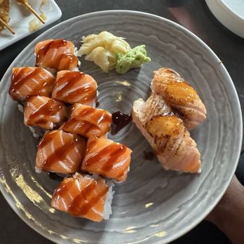Umami - Daily uramaki and miso torched salmon nigiri - Sushi Bars Near Me - Pittsburgh, Pennsylvania Umami - Daily uramaki and miso torched salmon nigiri - Sushi Bars Near Me - Pittsburgh, Pennsylvania