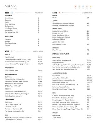 Menu photo 5 Nova Kitchen & Bar Garden Grove, CA Menu photo 5 Nova Kitchen & Bar Garden Grove, CA
