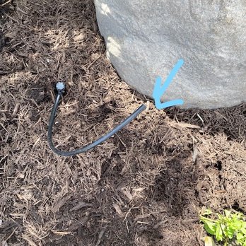 Constant Lawn and Gardener - Clipped tubing Roberto stated to just tuck it under the mulch? Not attached to anything just up in the air! - Tree Services Near Me
