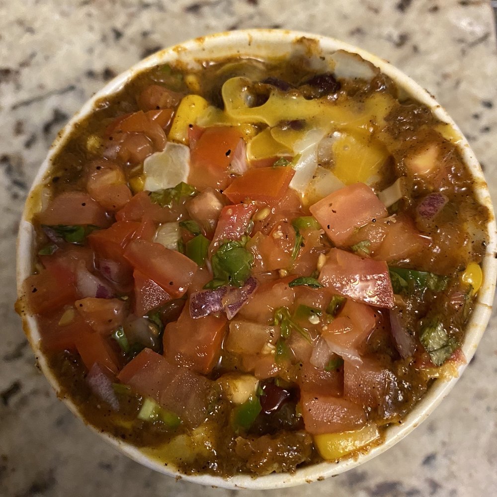 Tosti Cafe & Kitchen - Veggie Chili with Tortilla Chips Lunch - Coffee & Tea Near Me - Hoboken, New Jersey Tosti Cafe & Kitchen - Veggie Chili with Tortilla Chips Lunch - Coffee & Tea Near Me - Hoboken, New Jersey