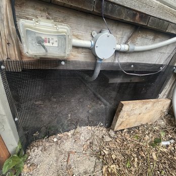 Critter Control - The 4 ft of mesh used - Pest Control Near Me Critter Control - The 4 ft of mesh used - Pest Control Near Me