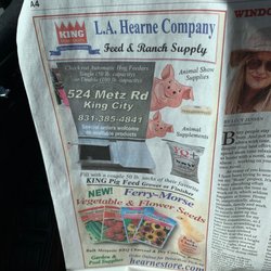 L.A. Hearne Company - King City Rustler Ad