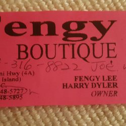 Fengy Boutique - Business Card.