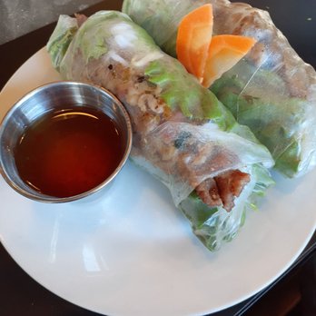 ZEN Noodle Bar - Pork Summer Rolls with sweetened fish sauce - Vietnamese Near Me - Gainesville, Florida ZEN Noodle Bar - Pork Summer Rolls with sweetened fish sauce - Vietnamese Near Me - Gainesville, Florida