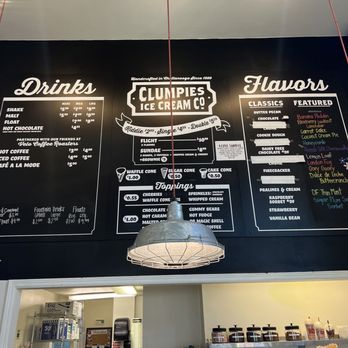 Clumpies Ice Cream Co. - Menu as of 03/2024 - Ice Cream & Frozen Yogurt Near Me - Chattanooga, Tennessee Clumpies Ice Cream Co. - Menu as of 03/2024 - Ice Cream & Frozen Yogurt Near Me - Chattanooga, Tennessee