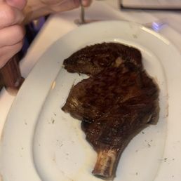 Bone in rib-eye. Bone in rib-eye.