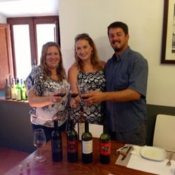 Fattoria della Talosa - Our private tasting after the tour (also several celebrities have tasted in this very spot). You must visit now!!