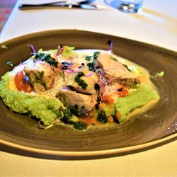 Hotel Zur Post - Filet of pork roasted pink / bearlaugh purée, 15.90 €