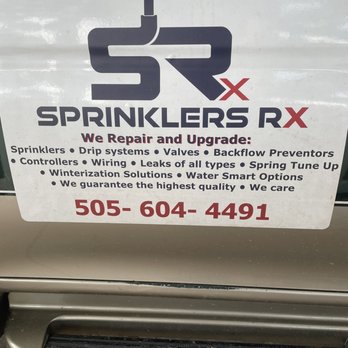 Sprinklers Rx - the back of a truck - Irrigation Near Me