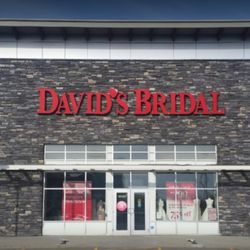 David's Bridal - Front, in the plaza near buybuy baby, golf town and urban barn.