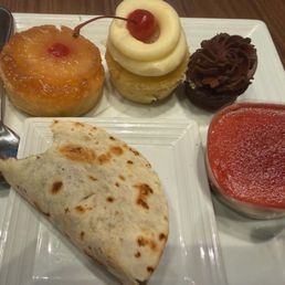 They had a wide variety of desserts, which all were good. They had a wide variety of desserts, which all were good.